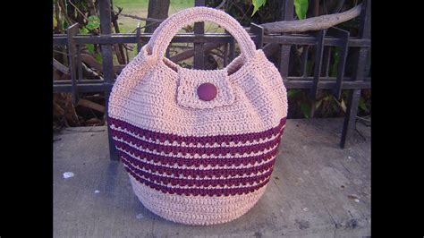 Como Tejer Bolso En Crochet Paso A Paso Tutorial Parte 13 Youtube