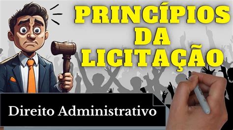 Princípios da Licitação Lei 14 133 21 Direito Desenhado