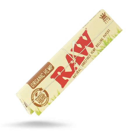 Raw Slim Organic Hemp King Size Feuille à rouler