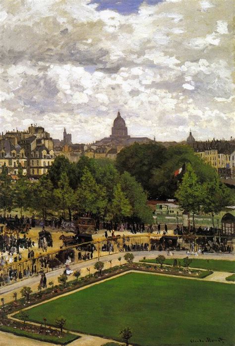 Garden Of The Princess Louvre Monet In Transition From Realism To