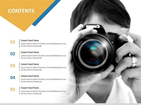 A Photographer Free Ppt Sample