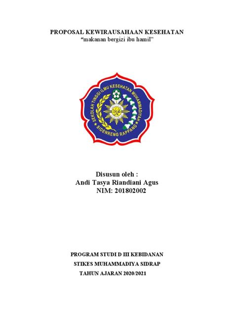 Proposal Kewirausahaan Pdf