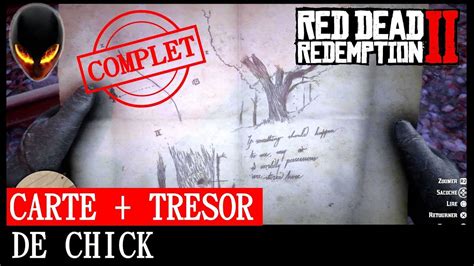 Red Dead Redemption 2: Carte + Trésor de Chick - YouTube