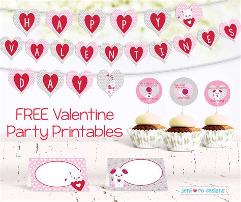 Valentines Party Printables To Sweeten Your Kiddos Party