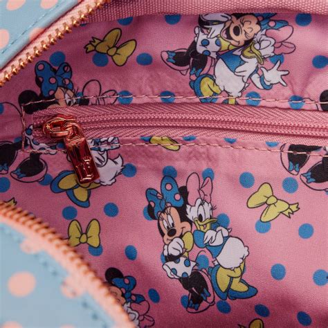 Sac À Bandoulière Minnie Pastel Color Block Dots Disney Loungefly