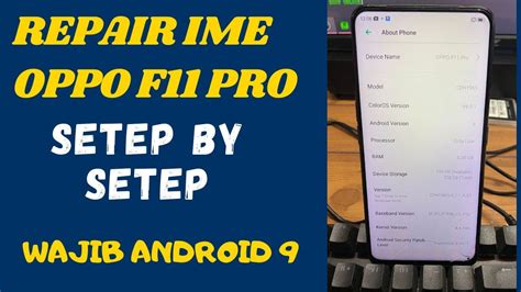 REPAIR IME OPPO F11 PRO CPH1969 YouTube