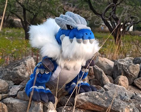 Custom Glitter Fur Shiny Tyrantrum Plush Sylenis Crafts