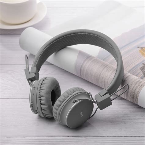 ph&co | PC Depot. HOCO W19 EASY MOVE WIRELESS HEADSET GREY