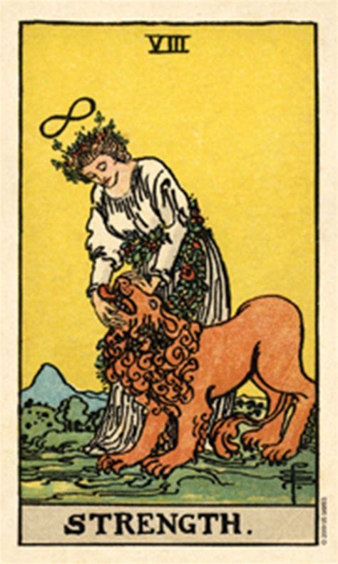 Smith Waite Tarot Centennial Edition Strength Tarot Rider Waite