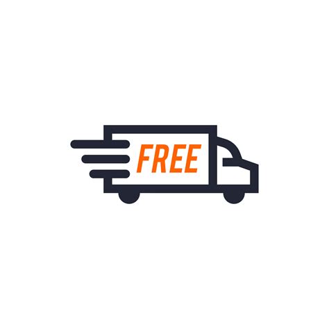 Free Shipping Or Delivery Cargo Truck Icon Vector In Trendy Line