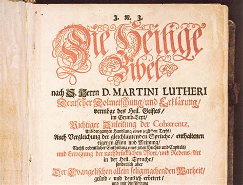 Did Luther Rescue The Bible In German From Utter Obscurity National