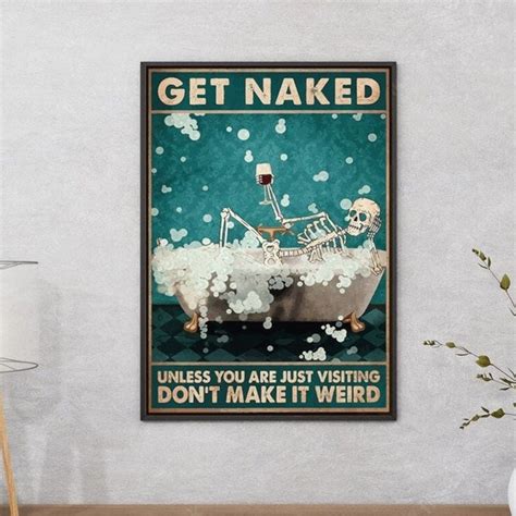 Naked Poster Etsy UK