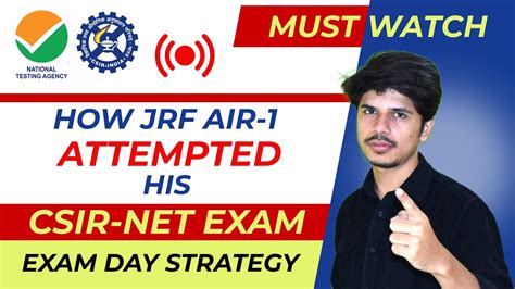 Exam Day Strategy For Csir Net June 2023 How Attempt Csir Net 2023