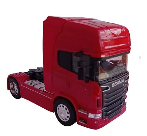 Miniatura Carreta Scania V8 R730 Welly Escala 1 32