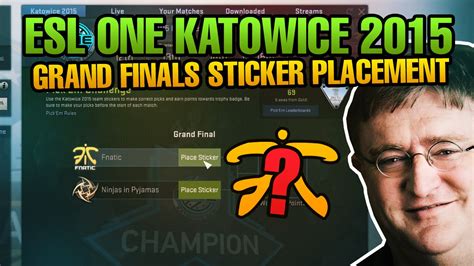 CS GO ESL ONE KATOWICE 2015 Grand Finals Pick Em Challenge YouTube