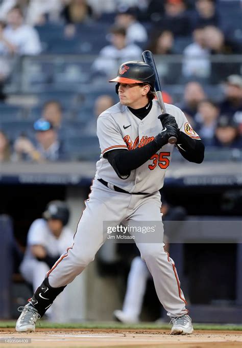 Adley Rutschman Of The Baltimore Orioles In Action Against The New