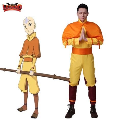 Aang From Avatar: The Last Airbender Costume Carbon Costume, 57% OFF