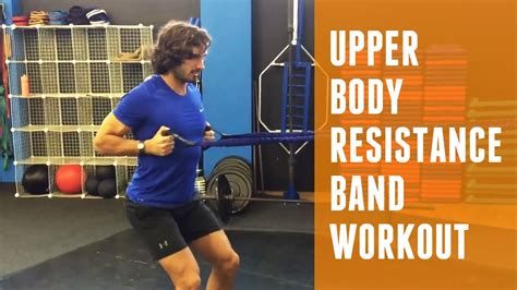 Upper Body Resistance Band Workout The Body Coach Youtube