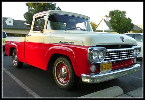 58 Ford F100 A Beautiful Red And White Two Tone 1958 Ford Flickr