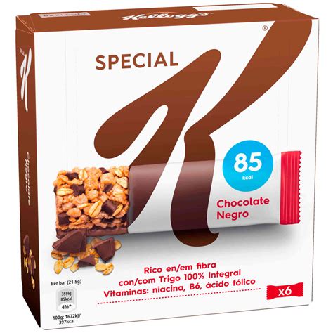 Barras De Cereais Chocolate Negro Special K Kelloggs Emb 129 Gr 6