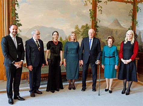 La Famille Royale De Norvège Assiste à La Remise Du Prix Nobel De La