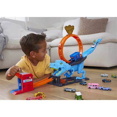 Hot Wheels City T Rex Loop Ve Akrobasi Oyun Seti Oyuncak Arabal Parkur Seti Hkx Toyzz Shop