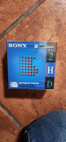 10 Pack SONY 3 5 Micro Floppy Disk Double Sided 1 44MB 10MFD 2HD IBM