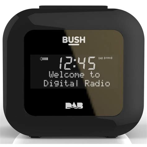 Bush Dab Alarm Clock Radio Black Alarm Clocks And Radios Home Audio Audio And Video Gmv Trade