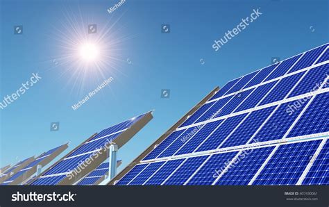 Solar Power Computer Generated 3d Illustration 407430061 Shutterstock
