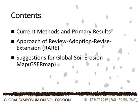 Integrated Approach To Conduct Global Soil Erosion Survey And