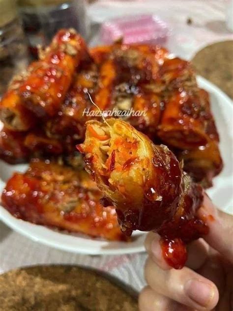 Cara Untuk Membuat Popia Goreng Sira Sambal Manis Kuih Yang Sentiasa