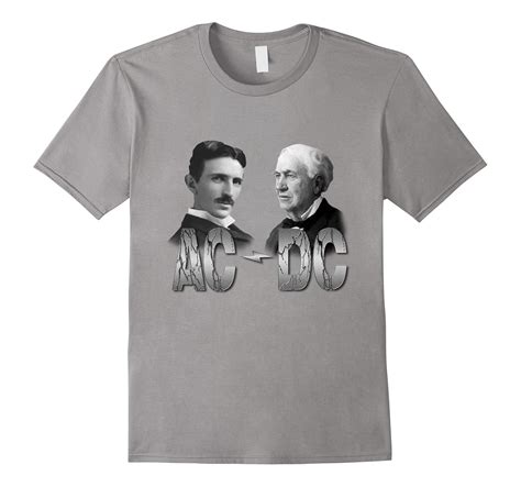 Mens Terrashirts Tesla And Edison Acdc Shirt T Shirt Managatee