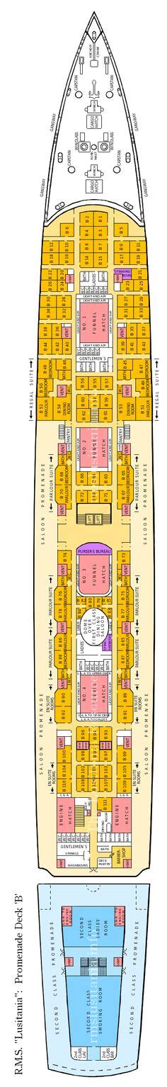 RMS MAURETANIA - deck plans. | Rms mauretania, Passenger ship, Deck plans