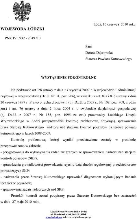 Wyst Pienie Pokontrolne Pdf Darmowe Pobieranie