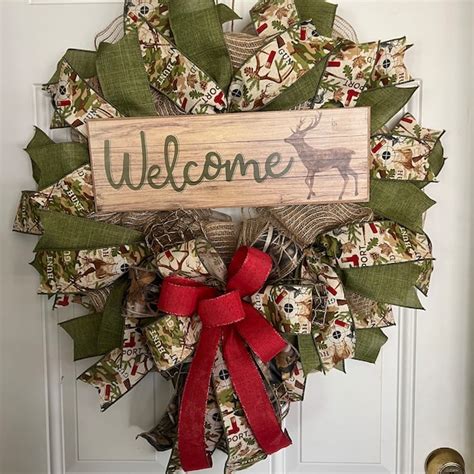 Hunting Wreath Etsy