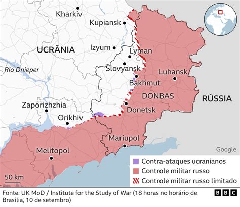 Guerra da Ucrânia 9 mapas que explicam o conflito