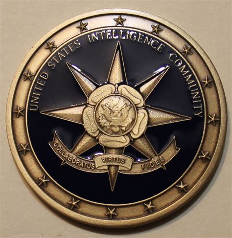 Central Intelligence Agency Cia Intelligence Community Challenge Coin