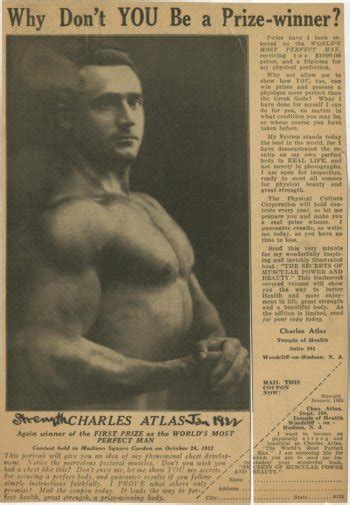 Charles Atlas Advertisement Rogue Fitness