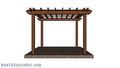 10x10 Pergola - Free DIY Plans | HowToSpecialist - How to Build, Step ...