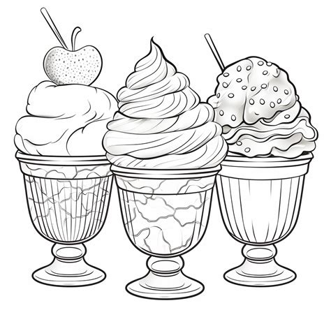 25 Ice Cream Coloring Pages For Free