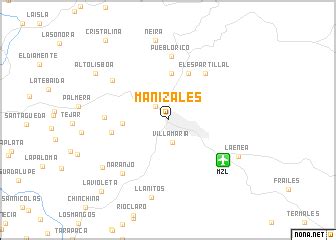 Manizales (Colombia) map - nona.net