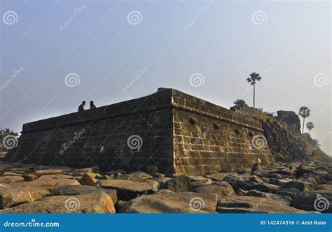 Beach Facing Bandra Fort Near Bandra Editorial Photo - Image of ...