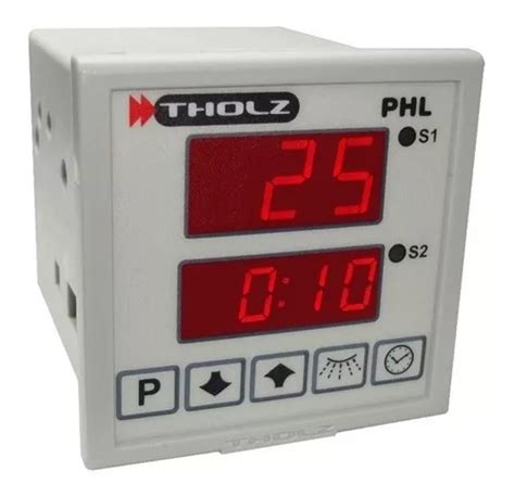 Controlador De Tempo E Temperatura Phl080n Tholz