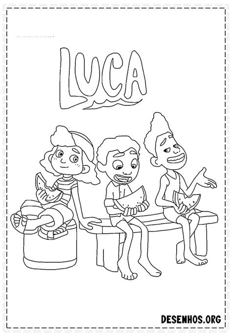 Luca Disney Coloring Page Alberto Artofit