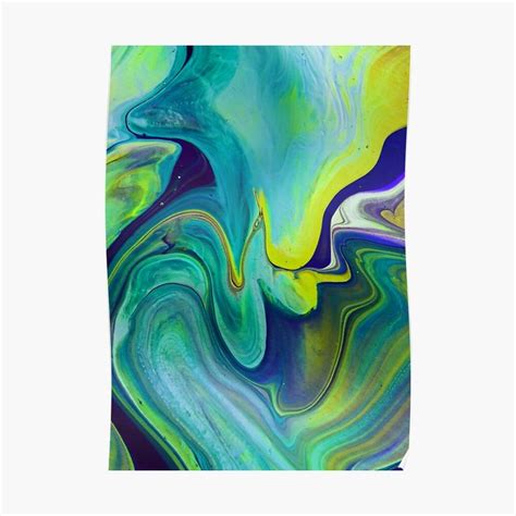 Blue Ondulations Poster For Sale By Katjeudis Sale Poster Canvas Prints Abstract Artwork