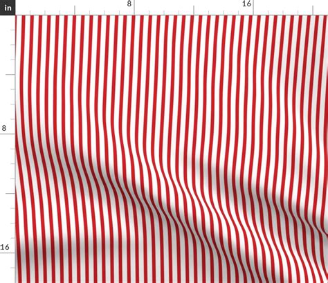 Stripes Red And White Stripe Fabric Spoonflower