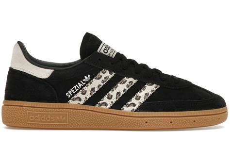 Adidas Handball Spezial Black Wonder Leopard Womens Jh9092 Gb