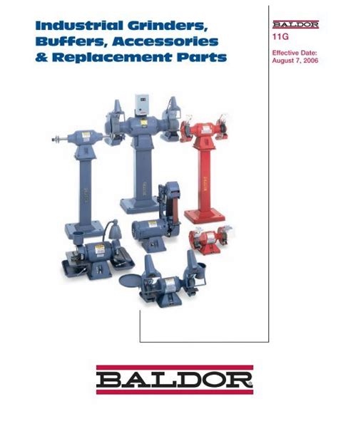 Baldor Grinder Buffer Parts Official Site Br