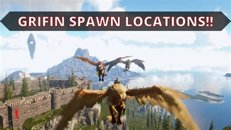 Ark Fjordur Griffin Spawn Locations Youtube