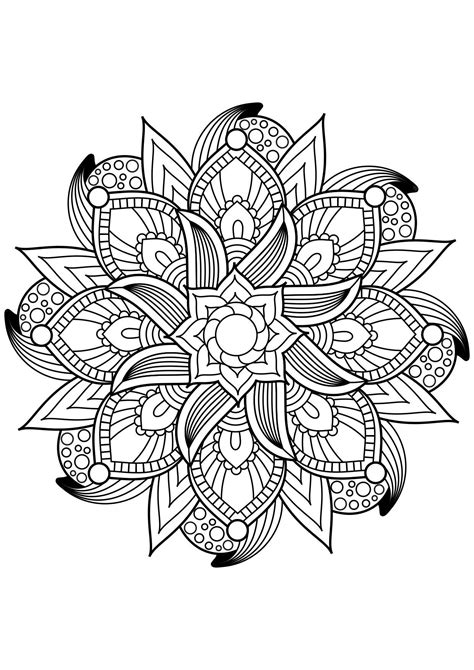 Dibujo De Mandala Para Colorear Img